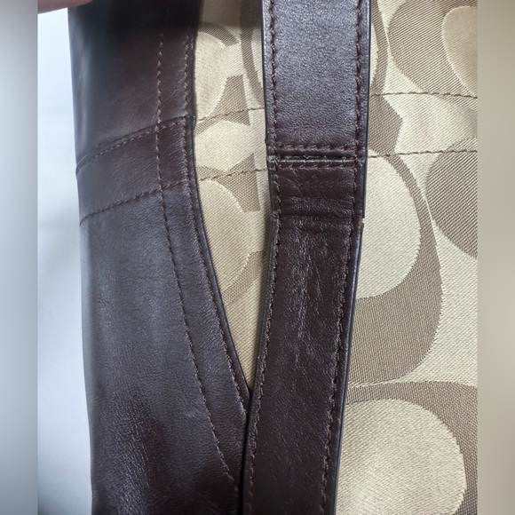 Coach Tan and Black Shoulder Bag - Picture 11 of 14